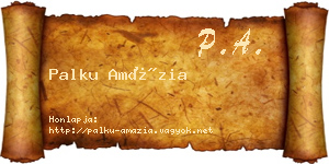 Palku Amázia névjegykártya